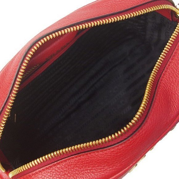 Prada Vitello Daino Rosso Red - Picture 3 of 3